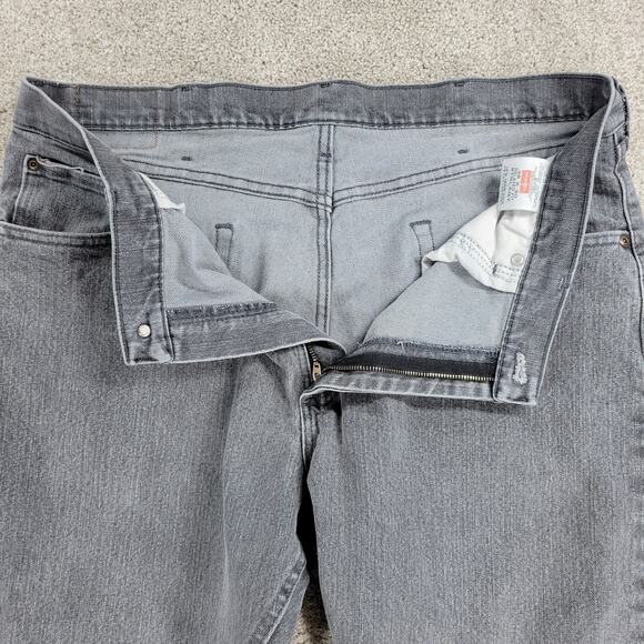 Vintage Wrangler Jeans Mens 36 x 30 Gray Wash Relaxed Fit Straight‎ Leg Baggy - Picture 13 of 13